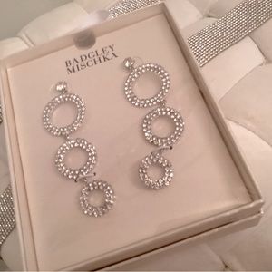 - Beautiful designer earrings all Swarovski crystals Last pair !